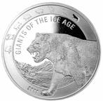 Ghana. 5 Cedis 2022 1 oz Ghana Giants of the Ice Age Cave