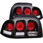 ANZO 1994-1998 Ford Mustang Taillights Black - 221020, Ophalen of Verzenden, Nieuw