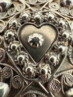 Pillendoosje - Zilver - Zilveren pillendoosje, Antiek en Kunst, Antiek | Goud en Zilver