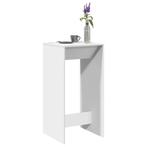 vidaXL Bartafel 51x50x103,5 cm bewerkt hout wit, Huis en Inrichting, Verzenden, Nieuw