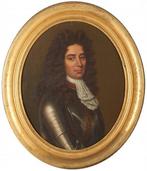 British school (XVIII) - Retrato del Barón Marc Antoine, Antiek en Kunst, Kunst | Schilderijen | Klassiek