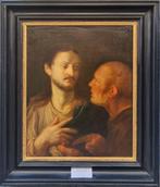 Ecole flamande (début XVIII) - Le denier de César, Antiek en Kunst