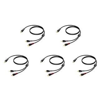 Tulp naar jack 3.5 mm kabel | M  M | Procab | 1.5 meter | 5, Audio, Tv en Foto, Audiokabels en Televisiekabels, Nieuw, Verzenden