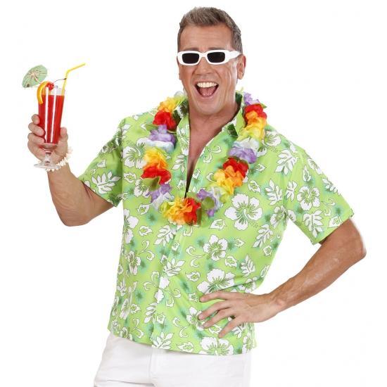 Luau shirt groen met witte bloemen - Hawaii kleding, Kleding | Heren, Carnavalskleding en Feestkleding, Ophalen of Verzenden