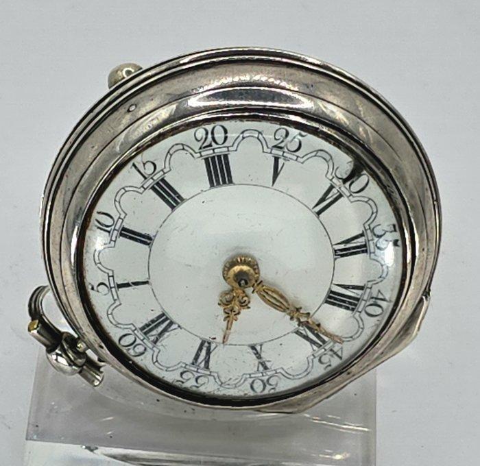 Markwick Markham - London - Hohe Silberspindeluhr -, Sieraden, Tassen en Uiterlijk, Horloges | Heren
