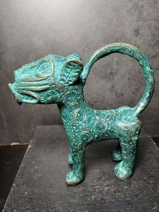 léopard Yoruba - Yoruba - Nigeria (Zonder Minimumprijs), Antiek en Kunst, Kunst | Niet-Westerse kunst