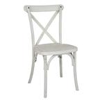 Stoelen | MANHATTAN | Hars | Wit | In-/Outdoor | Stapelbaar, Verzenden, Nieuw in verpakking