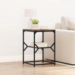 vidaXL Bijzettafel Rokend Eiken 41x40x60 cm Geengineerd Hout, Minder dan 45 cm, Verzenden, Nieuw, 55 tot 70 cm