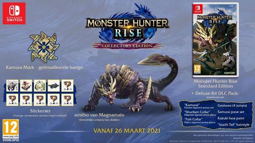 Monster Hunter Rise Collectors Edition (Nintendo Switch), Spelcomputers en Games, Games | Nintendo Switch, Gebruikt, Vanaf 7 jaar