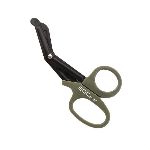 EDC survival schaar - Army green, Caravans en Kamperen, Kampeergereedschap, Nieuw, Ophalen of Verzenden