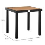 TRUUSK Tuintafel Voor 4 Personen, Aluminium 80cm X 80cm X 74, Verzenden, Nieuw