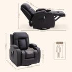 TRUUSK Massagestoel TV-stoel Met Verwarmingsfunctie En Ligfu, Huis en Inrichting, Fauteuils, Verzenden, Nieuw