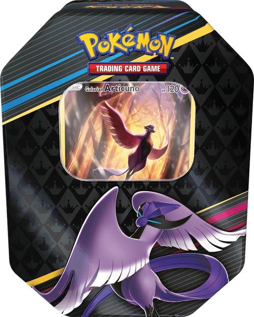 Pokémon - Crown Zenith - Galarian Articuno - Tin, Hobby en Vrije tijd, Verzamelkaartspellen | Pokémon, Verzenden