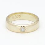 Ring - 14 karaat Geel goud Diamant (Natuurlijk), Sieraden, Tassen en Uiterlijk, Ringen, Nieuw