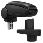 Armsteun-Renault Clio IV-X98-kunstleer-zwart+wit stiksel, Verzenden, Nieuw