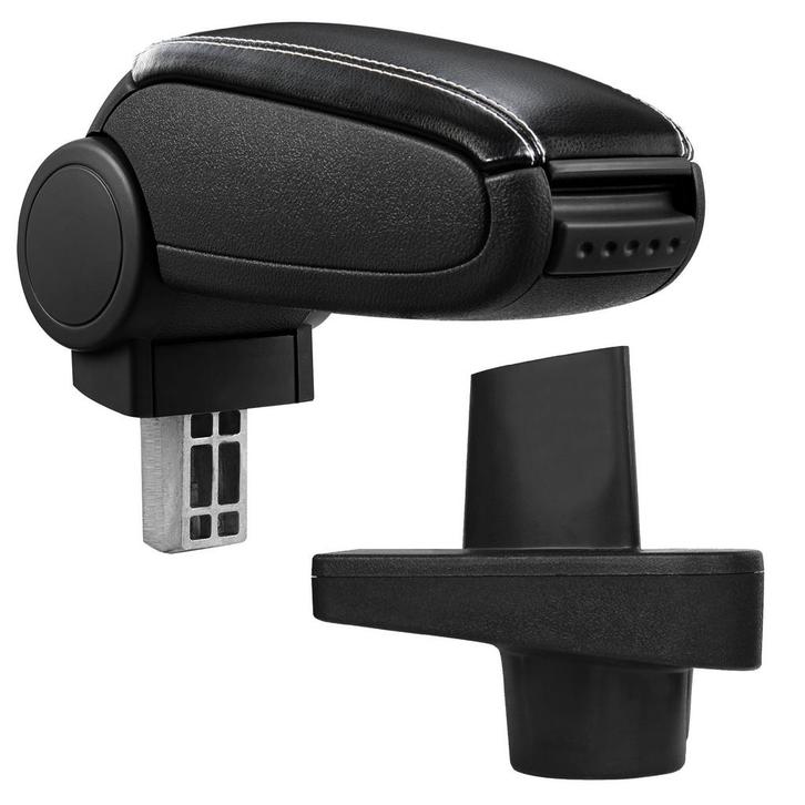 Armsteun-Renault Clio IV-X98-kunstleer-zwart+wit stiksel, Auto diversen, Auto-accessoires, Verzenden