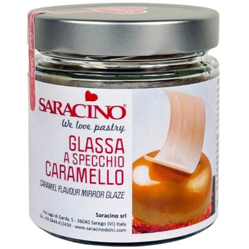 Saracino Mirror Glaze Caramel 350g, Hobby en Vrije tijd, Taarten en Cupcakes maken, Nieuw, Verzenden