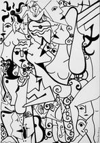 Francisco Bravo Cabrera ( Bodo V. ) - Los Dixie Cups, Antiek en Kunst, Kunst | Schilderijen | Modern