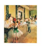 Kunstdruk Edgar Degas - La classe de danse 24x30cm, Verzenden, Nieuw