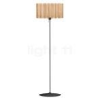 Umage Komorebi Santø© Vloerlamp, kap naturel eiken/voet zw, Huis en Inrichting, Lampen | Vloerlampen, Verzenden, Nieuw