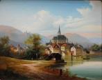 J. Wilhelm Jankowski (1825 - 1870) - View of town Bingen am
