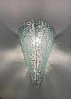 Wandkandelaar - Glas, Metaal - Een wandlamp Stacked Glass