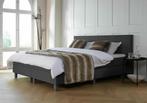 ACTIE! Boxspring Malaga 160 200 Antraciet, Huis en Inrichting, Verzenden, 200 cm, 160 cm, Nieuw
