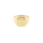 Gouden zegelring | Heren (herenring, gouden ring, geelgoud), Gebruikt, Overige kleuren, 20 of groter, Heer