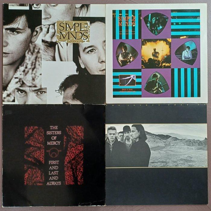 Simple Minds, Sisters of Mercy, U2 - 4 x 80s classics - LP -, Cd's en Dvd's, Vinyl Singles