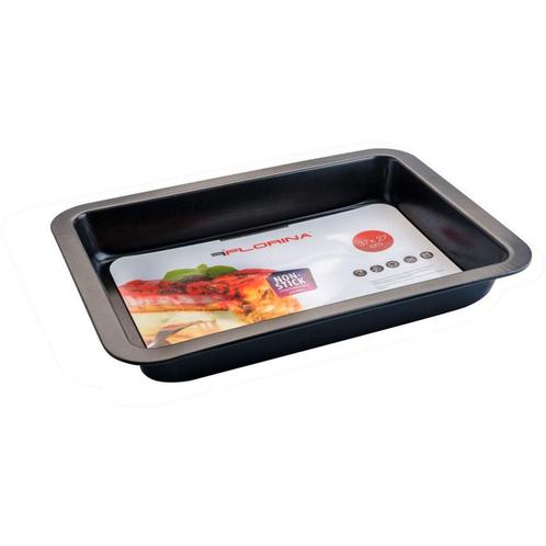 Florina Likoris rechthoekige bakvorm 37 x 27 x 5 cm zwart, Huis en Inrichting, Keuken | Keukenbenodigdheden, Ophalen of Verzenden
