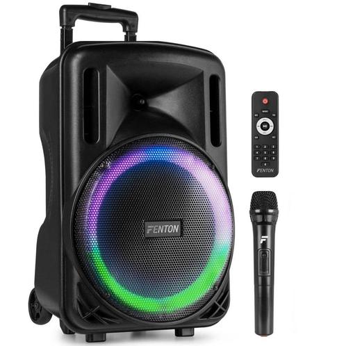 Retourdeal - Fenton FT12LED MK2 party speaker met Bluetooth, Audio, Tv en Foto, Luidsprekers, Zo goed als nieuw, Verzenden