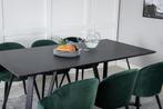 Eetkamerstoel - Nina - Groen - Fluweel - Jörn, Huis en Inrichting, Stoelen, Verzenden, Nieuw