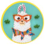 Knutselset Kind 3+ - String-Art Lama Relax - Gouddraad & Str, Hobby en Vrije tijd, Ophalen of Verzenden, Nieuw