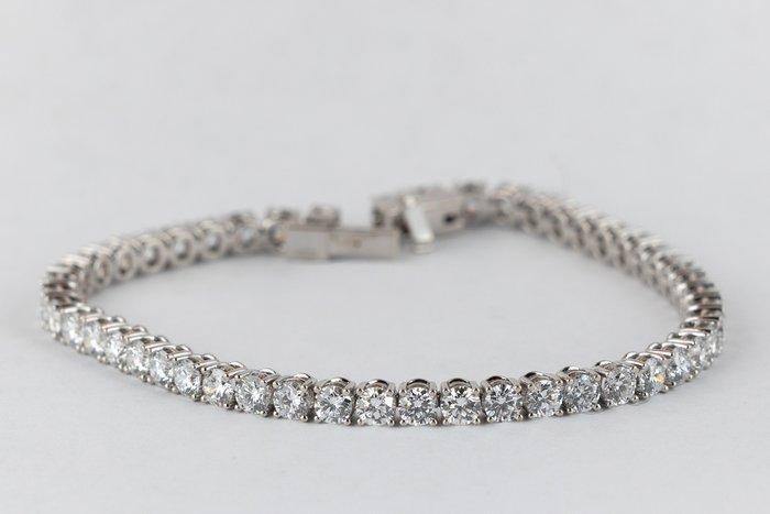 Armband - 18 karaat Witgoud - 9.40ct. tw. Diamant, Sieraden, Tassen en Uiterlijk, Armbanden