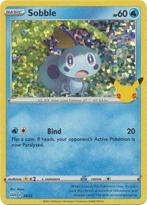Sobble 24/25 Promo holo 25TH ANNIVERSARY MC DONALDS, Hobby en Vrije tijd, Verzamelkaartspellen | Pokémon, Ophalen of Verzenden