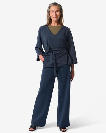 HEMA Damesbroek Elly blauw beschikbaar voor biedingen