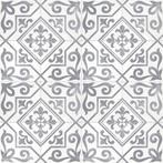 Vloertegel ayala zilver grijs 45x45 cm  4 in 1 tegel, Keramiek, Nieuw, Ophalen of Verzenden, 10 m² of meer