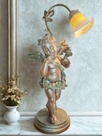 Auguste Moreau (1834-1917) - Tafellamp met beeldje -