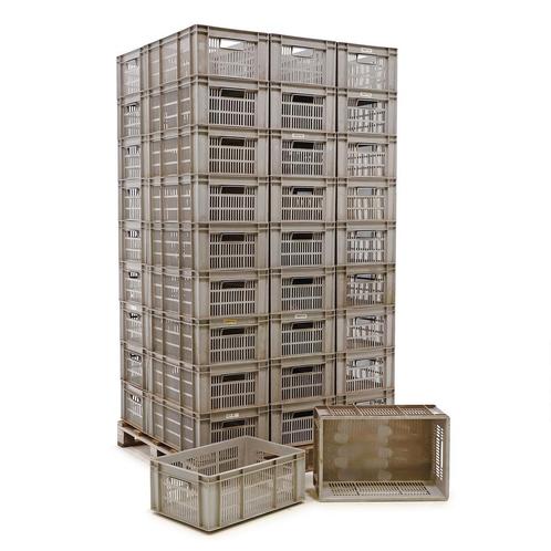 Gebruikte euronorm stapelbakken palletaanbieding wanden, Doe-het-zelf en Verbouw, Kratten en Dozen, Ophalen of Verzenden
