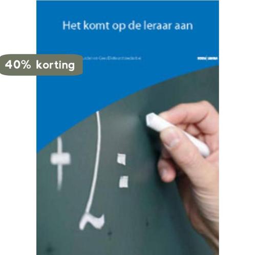 Het komt op de leraar aan 9789059316867, Boeken, Studieboeken en Cursussen, Zo goed als nieuw, Verzenden