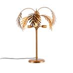 Art Deco tafellamp goud 3-lichts - Botanica, Huis en Inrichting, Lampen | Tafellampen, Nieuw, Overige stijlen