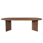 Mangohouten Eettafel Eilis 260x120 cm Walnoot, Huis en Inrichting, Tafels | Eettafels, Verzenden, Nieuw, Industriële meubels, Overige vormen