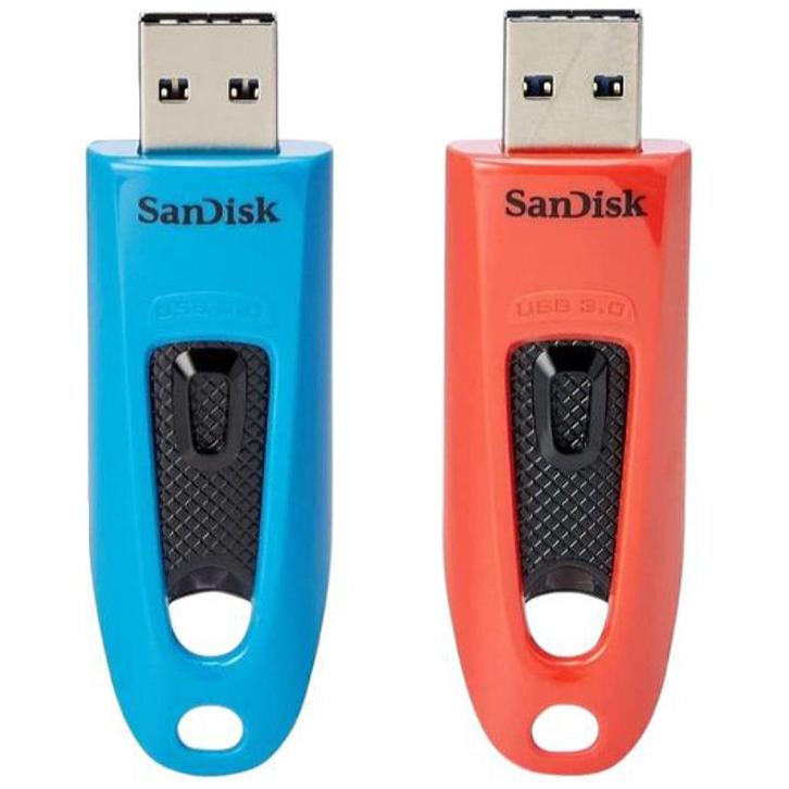 SanDisk Ultra 64GB USB 3.0 Flash Drive 130MB/s, Computers en Software, USB Sticks, Nieuw, Ophalen of Verzenden