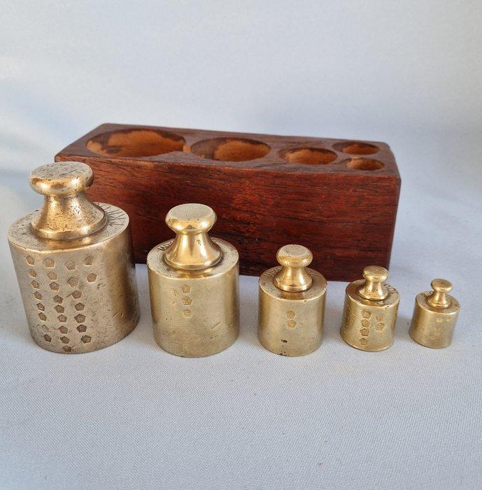 Prachtige set blokgewicht - Nederland - 1940-1950,, Antiek en Kunst, Curiosa en Brocante