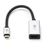 USB C naar HDMI adapter | Goobay | 0.15 meter, Computers en Software, Pc- en Netwerkkabels, Verzenden, Nieuw