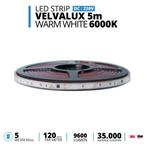LED Strip - Velvalux - 5 Meter - Helder/Koud Wit 6000K -, Ophalen of Verzenden, Nieuw