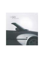 2003 SAAB 9-3 SE CABRIO BROCHURE ENGELS (USA), Boeken, Auto's | Folders en Tijdschriften, Nieuw, Author