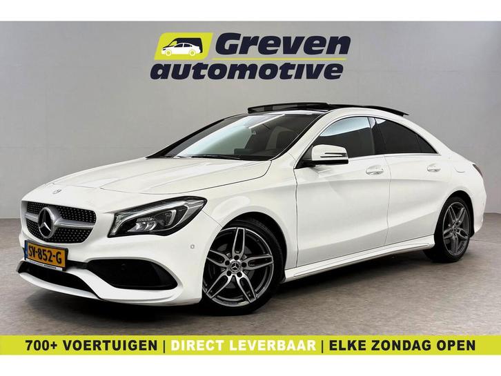 Mercedes-Benz CLA-Klasse 180 AMG | Pano | LED | Camera |, Auto's, Mercedes-Benz, Te koop, Automaat, Financial lease, Benzine, Wit