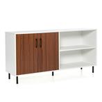 Modern Buffetkast Credenza Kast met Open Deuren en Compartim