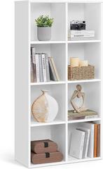 Hoppa LBC24WT Boekenkast Wit van €82 voor €73, 100 tot 150 cm, Nieuw, 25 tot 50 cm, 50 tot 100 cm